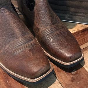 ariat men's sport square toe western boots